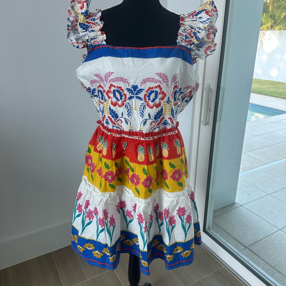 Fun and flirty, preppy style sundress, perfect for a getaway